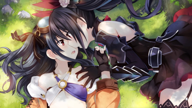 Video Game, Cyberdimension Neptunia 4 Goddesses Online, Uni (Hyperdimension Neptunia), Anime, 1080P, Noire (Hyperdimension Neptunia)
