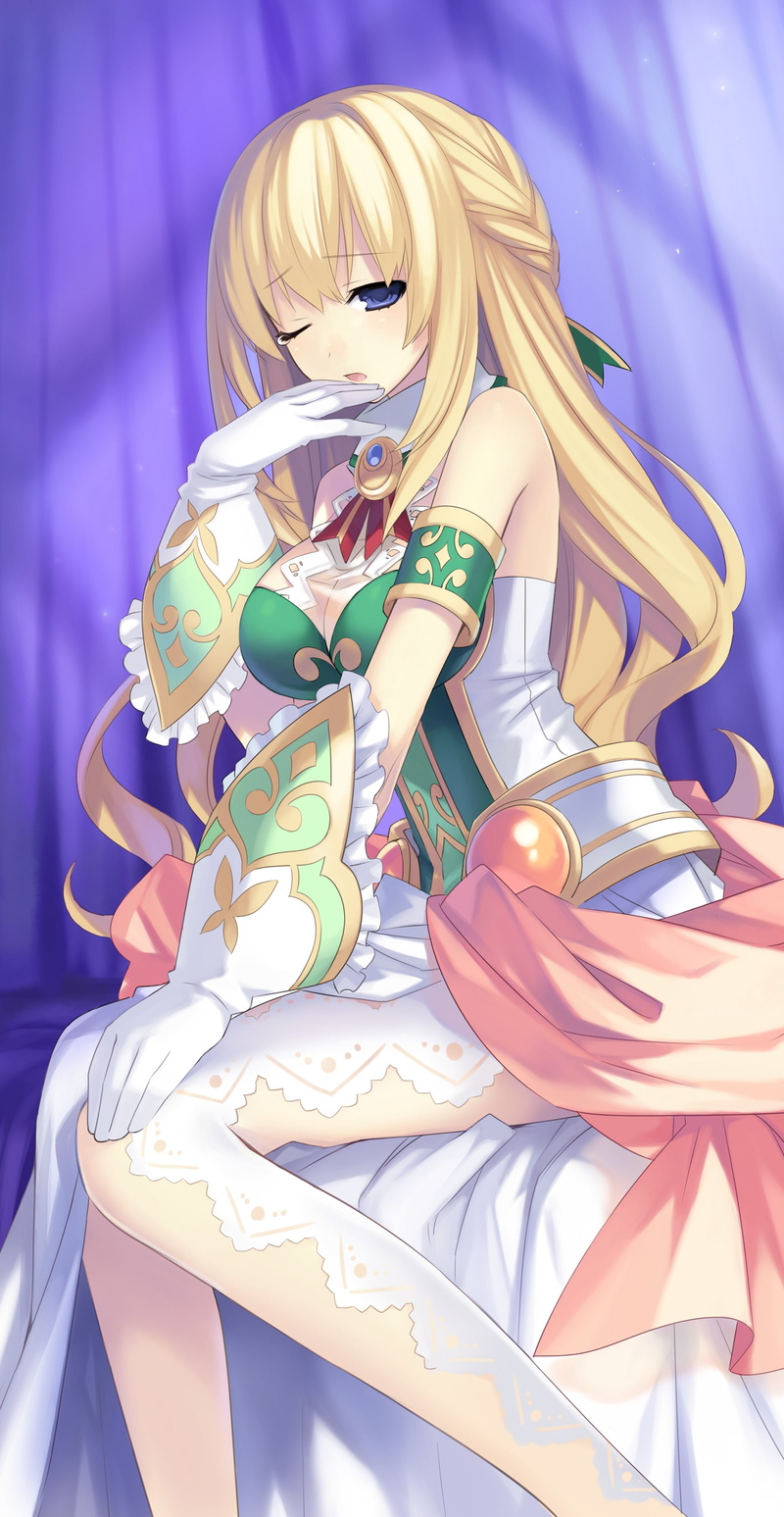 4K, Hyperdimension Neptunia, Vert (Hyperdimension Neptunia), Anime Girls, anime