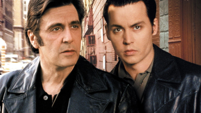 headshot, close-up, donnie brasco, people, looking at camera, body part, men, city, males, serious, human body part, adult, human face, young men, contemplation