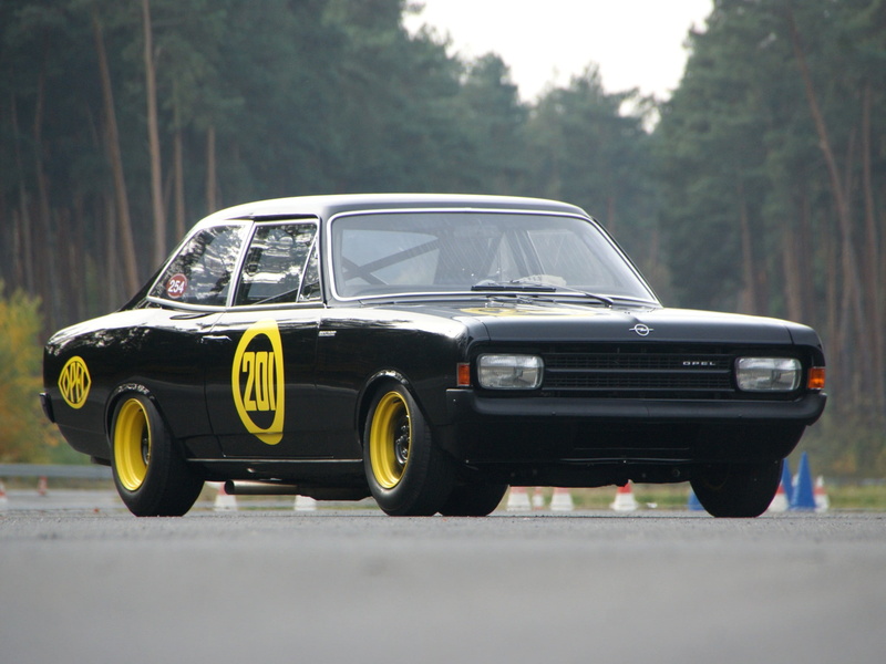 1968, race, 1080P, opel, witwe, classic, schwarze, racing, rekord