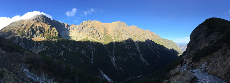 szlak pieszy czarny, cloud - sky, mountains, nature, non-urban scene, formation, mountain peak, hike, outdoors, scenics - nature, landscape, tranquility