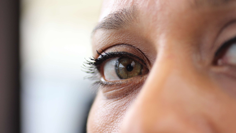 eye, brown eyes, body part, eyelash, selective focus, human face, iris - eye, beautiful woman, young adult, ojos grandes, human eye, one person, adult
