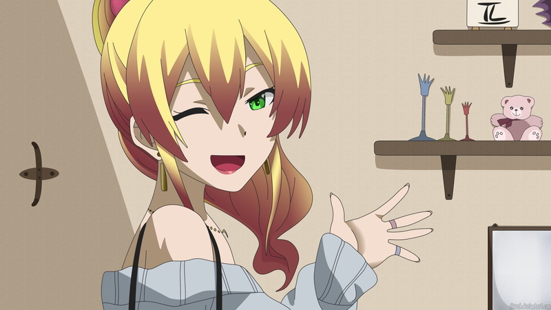 Blonde, Yukana Yame, Green Eyes, Anime, 1080P, Hajimete no Gal, My First Girlfriend is a Gal