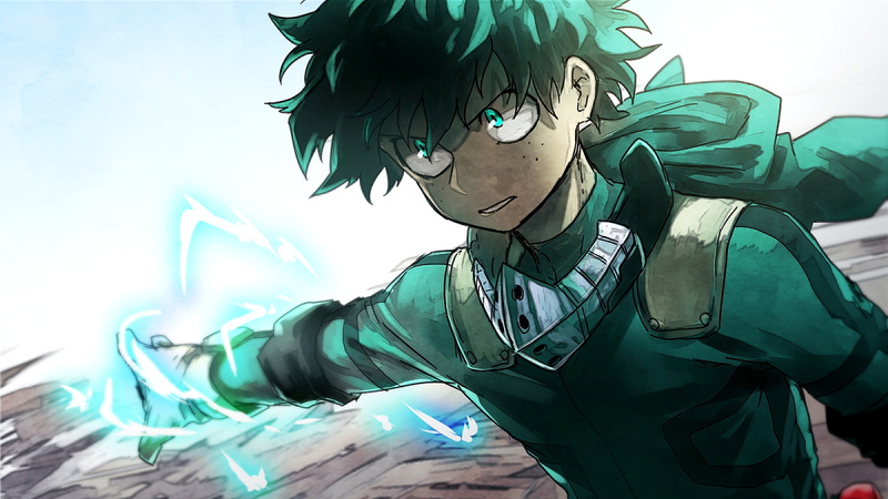 My Hero Academia, Boy, Green Eyes, 4K, Green Hair, Anime, Izuku Midoriya