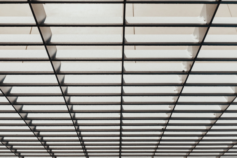 close-up, silver colored, glass - material, backgrounds, building, skylight, blinds, design, metal, architecture, pattern, repetition, indoors, architecture and art