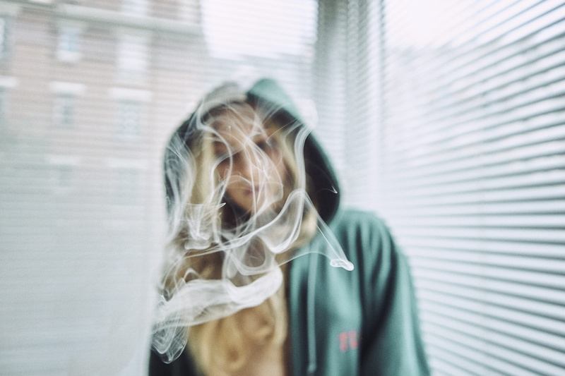 girl, looking, long hair, person, venetian, hood - clothing, hoody, casual clothing, photography, headphones, window, selective, young adult, indoors, portrait