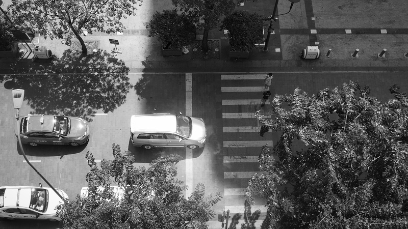 on the move, mode of transportation, building exterior, saigon, street, aerial, plant, city, cars, aerial view, nguyen hue, tree, day, outdoors, ho chi minh city