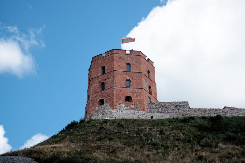 the past, history, building exterior, fort, architecture, lithuania, built structure, outdoors, plant, nature, day, no people, tree, travel destinations