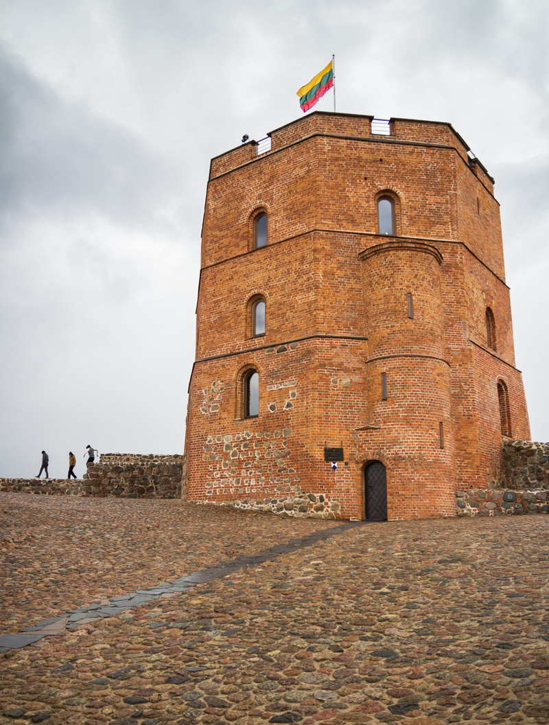 nature, wall, day, baltic, incidental people, tower, architecture, built structure, building, low angle view, gedimino pilies bokštas, lietuva, cloud - sky