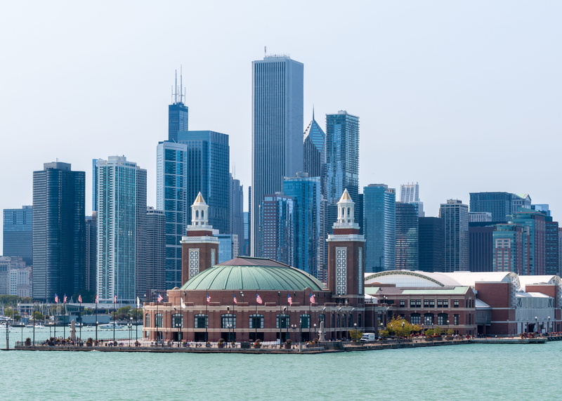 tall buildings, modern, urban skyline, building exterior, building, urban, river view, outdoors, tower, sky, office building exterior, city, cityscape