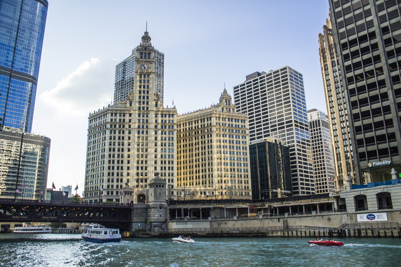 built structure, tall - high, day, outdoors, high rise, building exterior, office building exterior, city, metropolis, boat, modern, town, waterfront, cityscape
