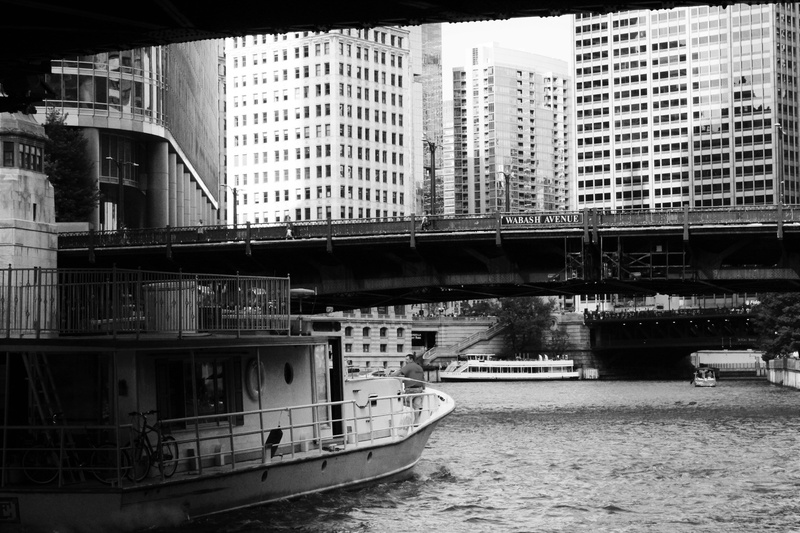 chicago riverwalk, built structure, chicago downtown, connection, water, building exterior, nautical vessel, downtown river walk, architecture, office building exterior