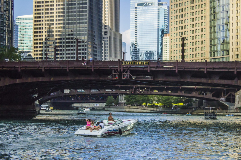 water, 5K, office building exterior, men, building, united states, building exterior, vacation, chicago, city, person, waterfront, real people, transportation