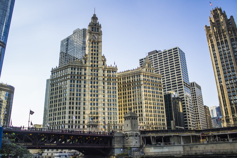 built structure, skyscraper, spire, 5K, no people, office, clear sky, housing, building, financial district, office building exterior, modern, low angle view
