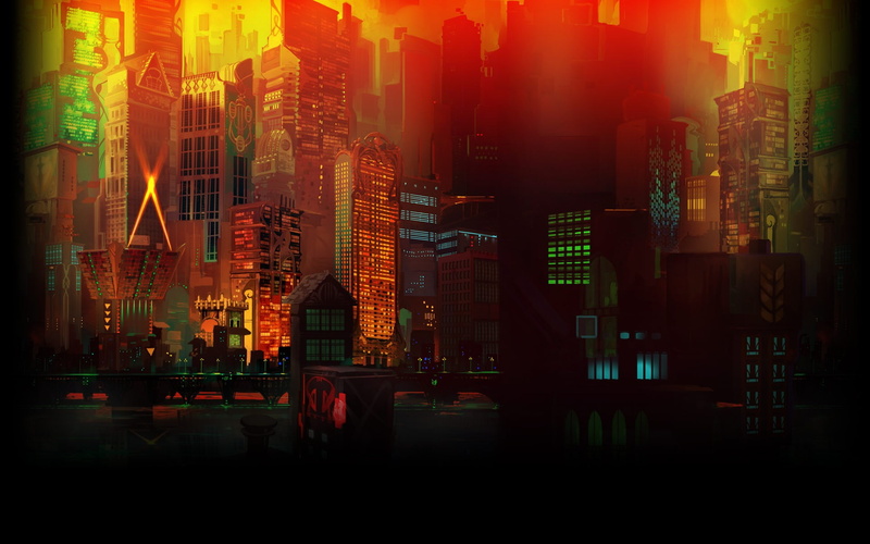 Transistor, cityscape, 1080P