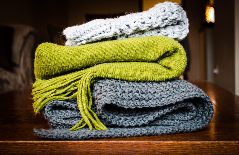 hygiene, relaxation, blue, yellow, wool, folded, yarn, top, wood, no People, brown, gray, sweater, furniture, winter, comfortable, towel, scarf, clothing