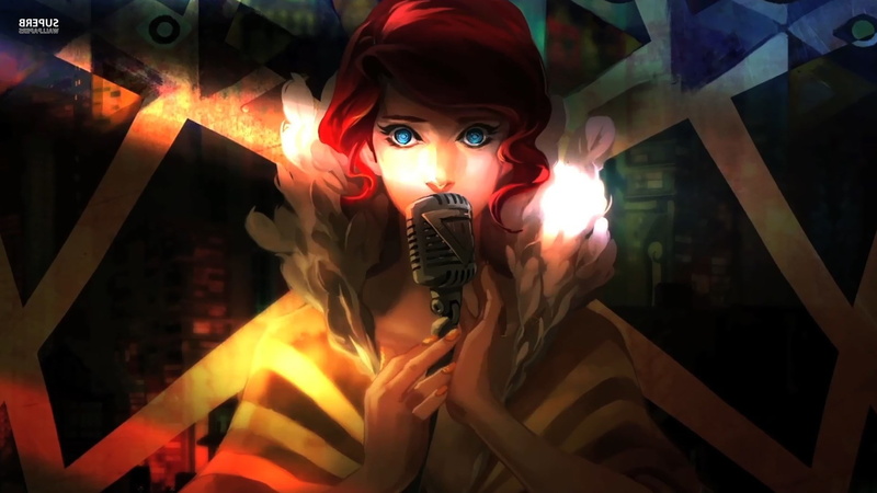 looking at camera, adult, 1080P, real people, transistor red transistor anime girls video games, portrait, headshot, burning, fire, young adult, women