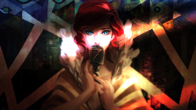 burning, beautiful woman, young women, adult, front view, one person, real people, young adult, Red (Transistor), night, lifestyles, indoors, video games