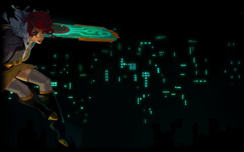 Transistor, artwork, Red (Transistor), 1080P, video games