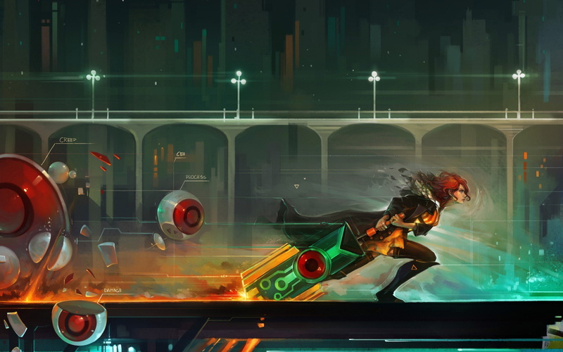 Transistor, Red (Transistor), Supergiant Games, 2K