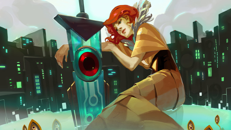 Transistor, Red (Transistor), PC gaming, Game CG, 1080P