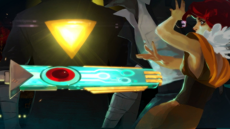 PC gaming, Game CG, Red (Transistor), dark, 1080P, Transistor, game characters