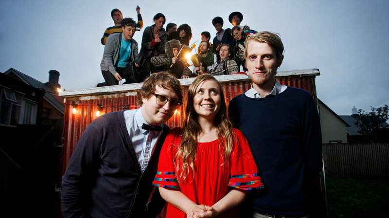 caucasian Ethnicity, young Women, men, group Of People, front view, males, lifestyles, young Men, house, s, cheerful, neck, night, band, smiling, standing
