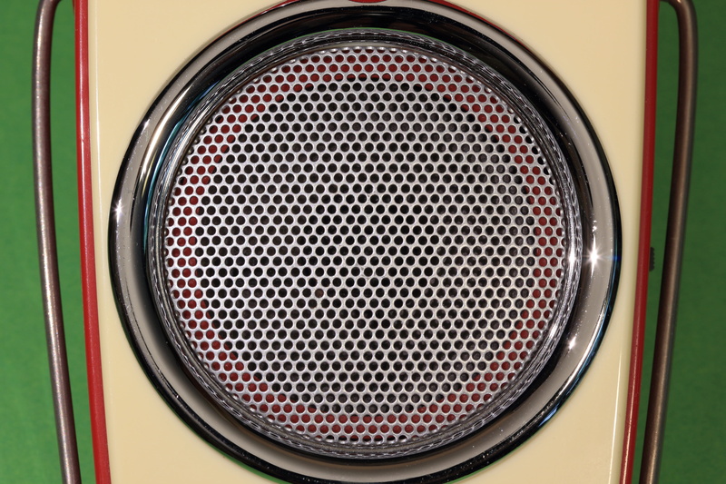 textured, music, close-up, portable, pattern, no people, extreme close-up, backgrounds, audio equipment, steel, receiver, beach boy, speaker, retro, metal