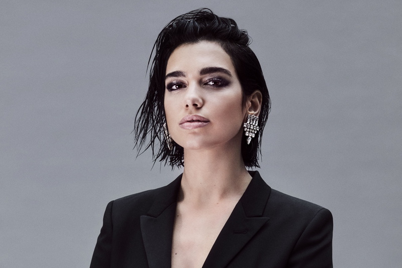 Brown Eyes, Singer, Short Hair, English, 4K, Dua Lipa, Earrings, Black Hair, Singers
