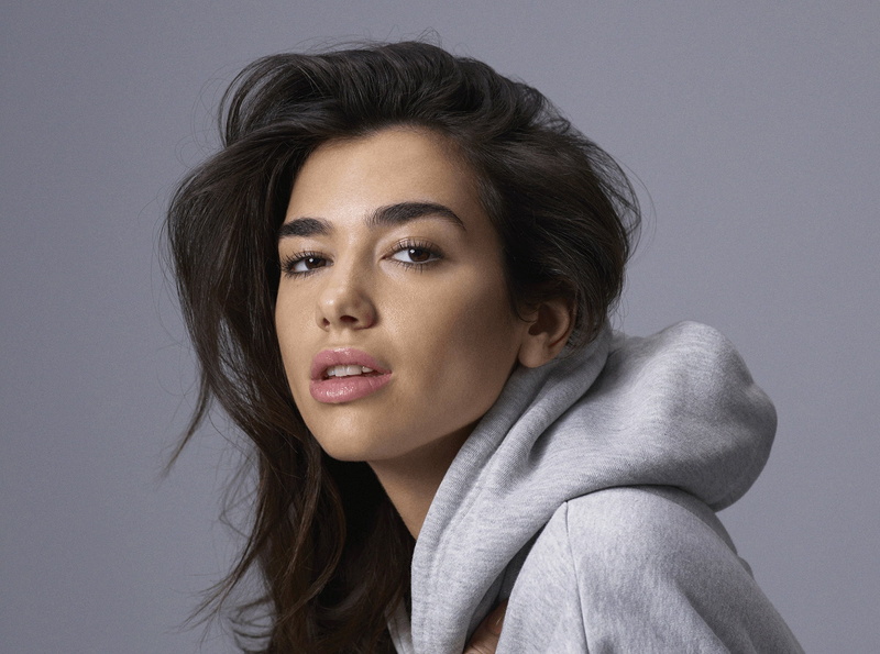 Face, Dua Lipa, Singer, 1080P, Black Hair, Brown Eyes, Singers, English, Girl