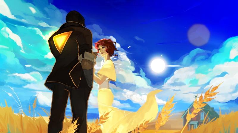 transistor, hd, video games, drawing, 1080P, redhead