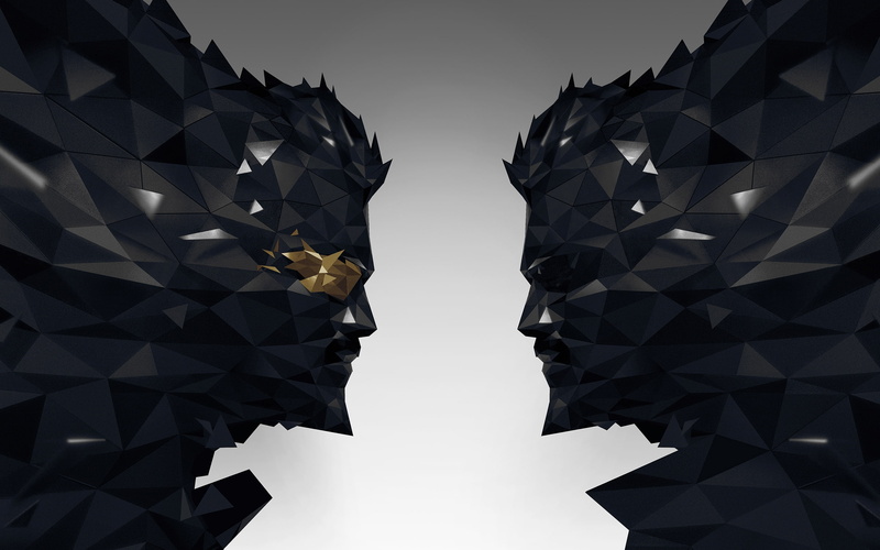 pattern, art and craft, digital composite, architecture, deus ex: mankind divided, geometric shape, shape, low poly, directly below, wall - building feature