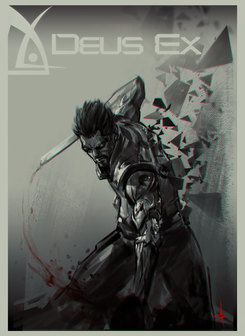Adam Jensen, 2K, poster, Deus Ex: Mankind Divided