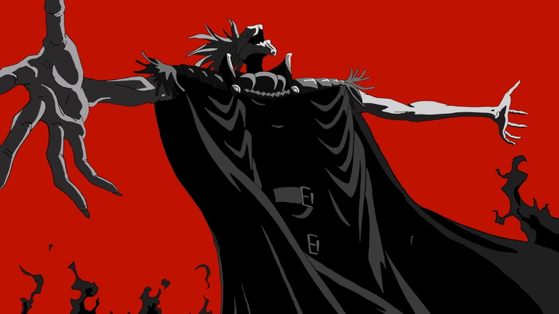 Anime, Art, silhouette, night, people, Mirai nikki, mammal, vertebrate, dragon, animal wildlife, Deus ex machina, sport, black color, representation, 2K