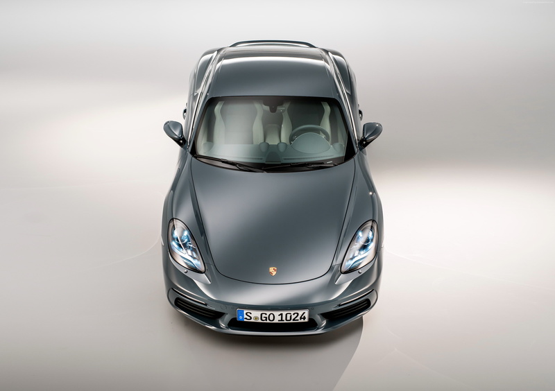 grey, Auto China 2016, Porsche 718 Cayman, Beijing Motor Show 2016, coupe, 4K