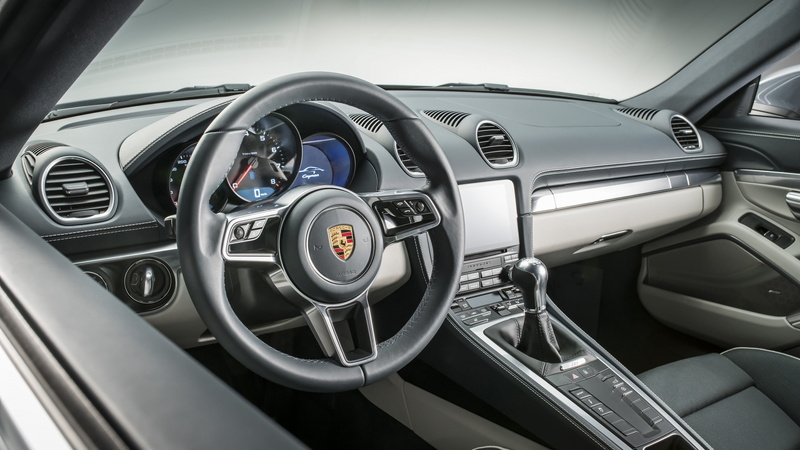 car, Beijing Motor Show 2016, 4K, interior, porsche, Porsche 718 Cayman