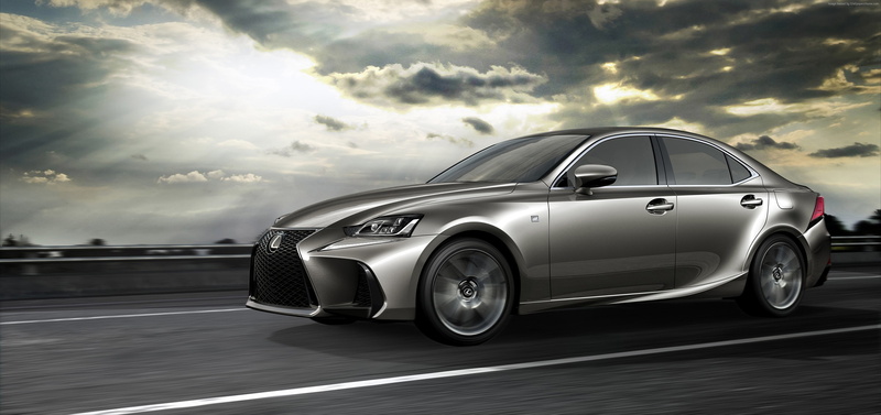 Lexus IS, silver, 4K, Auto China 2016, Beijing Motor Show 2016
