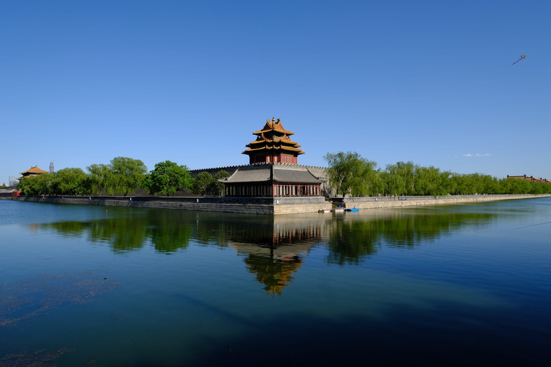 5K, water, forbiddencity, plant, religion, sky, tree, china, spirituality, lake, nature, architecture, place of worship, building exterior, waterfront