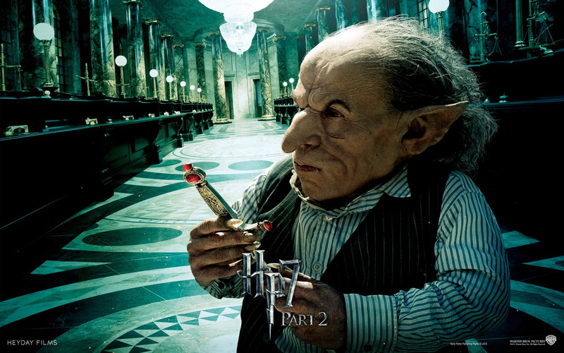 deathly, movies, posters, potter, magic, movie, harry, hallows, 1080P, goblins, bank, fantasy, gringotts