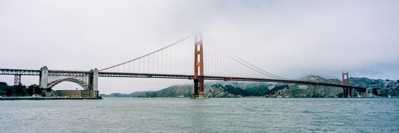 transportation, cityscape, travel, San Francisco, panoramic, bridge - man made structure, fog, tourism, built structure, city, no people, water, outdoors