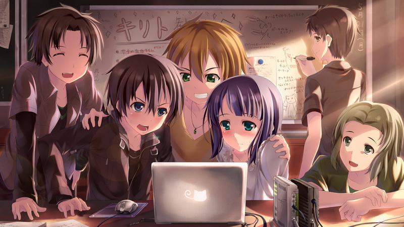 real people, girl, representation, connection, blush, using laptop, indoors, tetsuo, communication, haired, celebration, art and craft, 1080P, technology