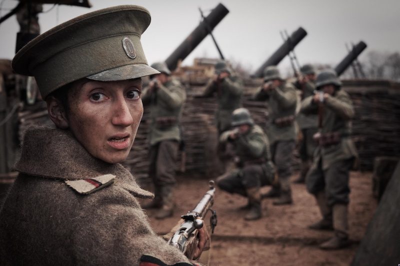 drama, army helmet, gun, military, headwear, the first world, 2K, battalion of death, military uniform, war, looking at camera, machine gun, soldiers