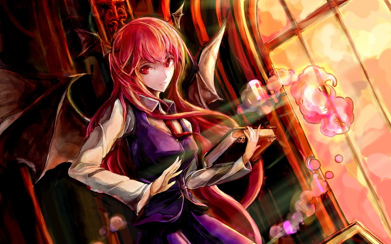 hot, art, girls, satsuriku, hair, Video Games, eyes, anonime, cowgirls, red, long, hd, video, tsuzuki, long hair, 1080P, games, donne, jango, anime