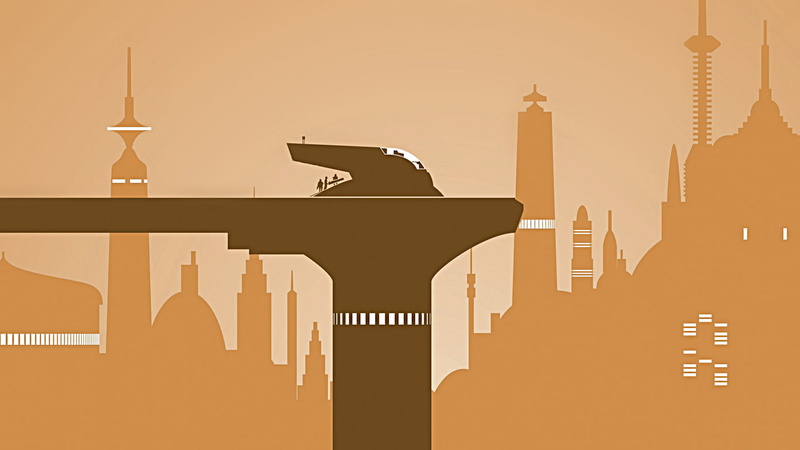 skyscraper, sign, built structure, business person, travel destinations, adult, tower, Star Wars, Slave1, 1080P, building exterior, architecture, silhouette