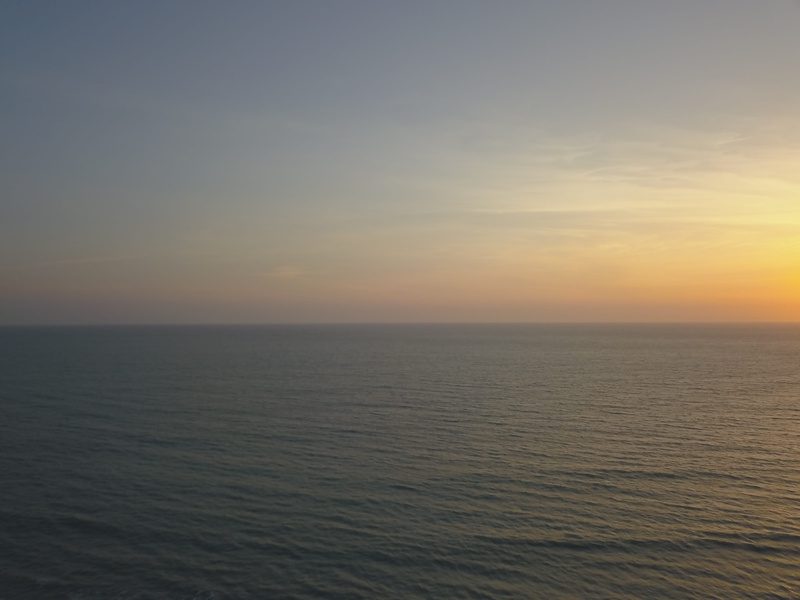 idyllic, sunrise, tranquility, nature, water, beauty in nature, no people, non-urban scene, 105 e avenida pico, red sky, outdoors, dusk, peace, horizon over water