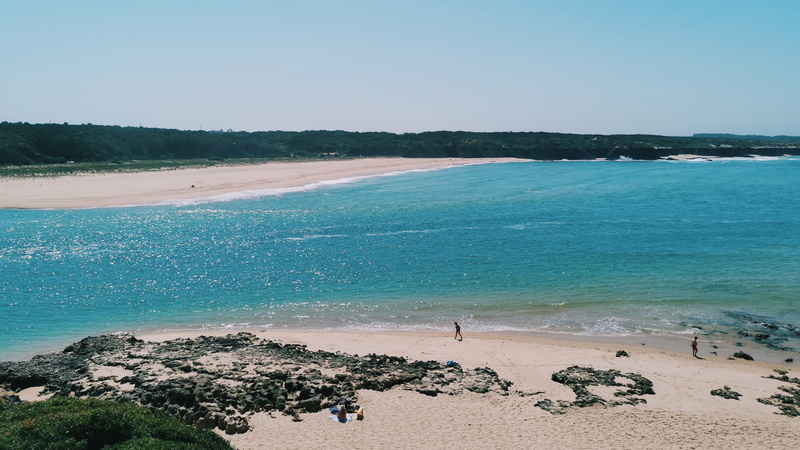 coast, group of people, lake, nature, lagoon, water, trip, beach, summer, promontory, vacations, sky, sand, vila nova de milfontes, scenery, 2K, human