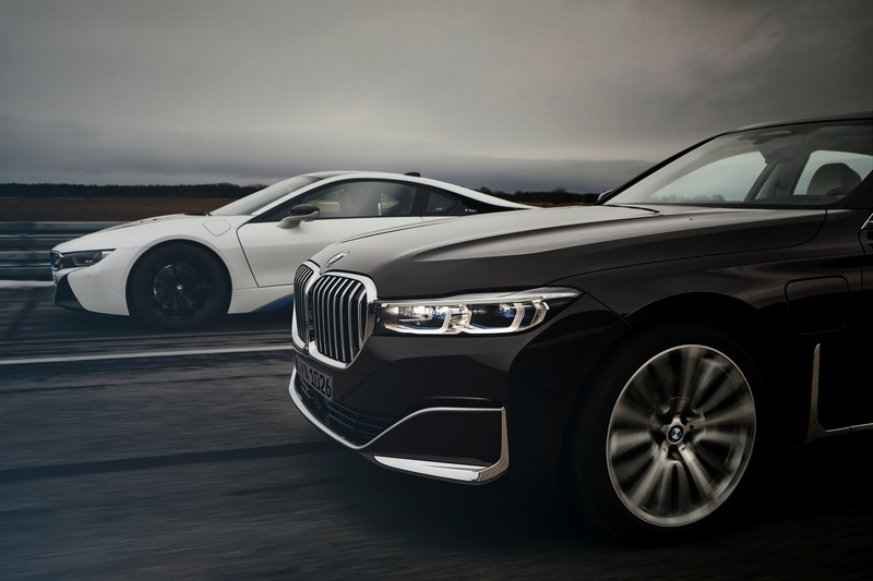 4K, BMW, longer wheel base, 7-series, sedan, hybrid, the front part, 2019, i8, four-door, 745Le, G12, 7, coupe