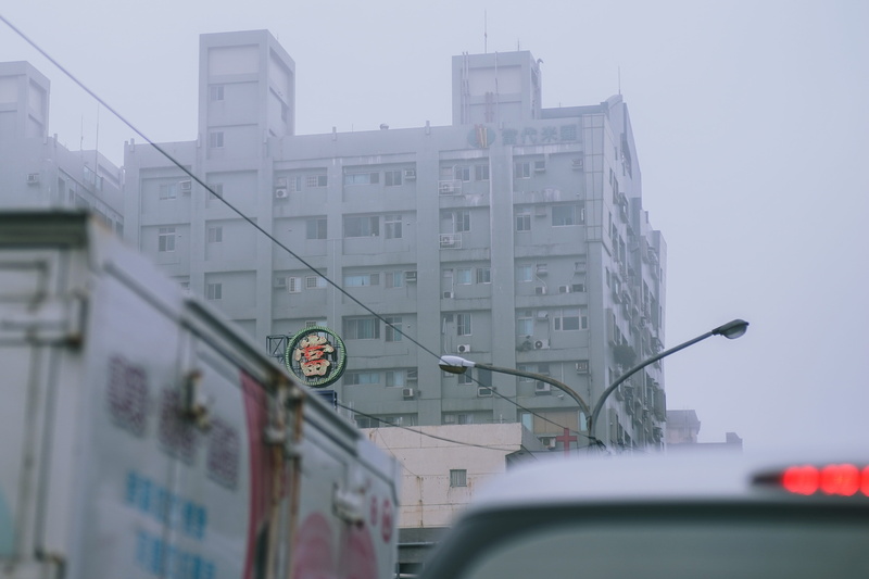 pentax, building exterior, transportation, built structure, asphalt, sign, pingzhen, car, road, communication, 4K, land vehicle, building, city life, taiwan