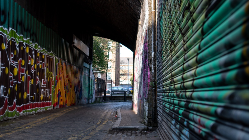 empty, greater london, building, art, urban, path, pavement, alley, direction, transportation, car, day, town, diminishing perspective, 4K, architecture