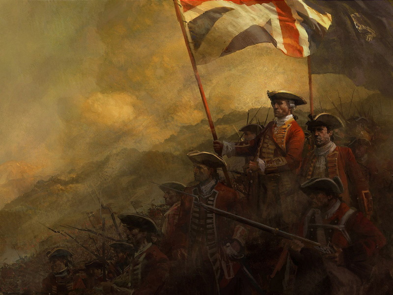 drawing, hd, british, flag, digital/artwork, soldiers, 720P
